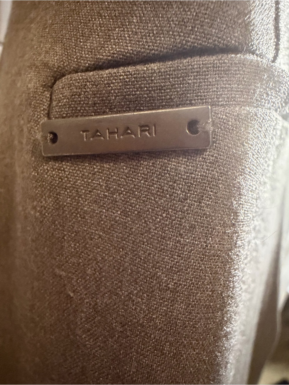 Tahari Olive Green Tailored Dress Pants - Picture 10 of 10